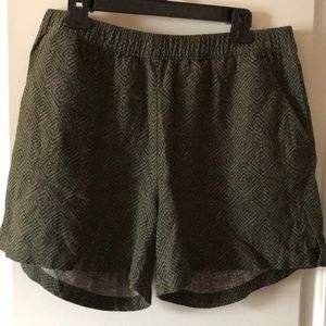 Vintage Army Green Shorts